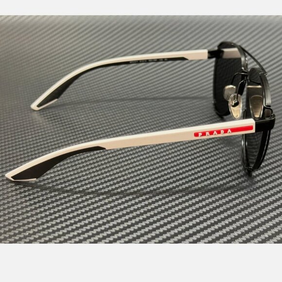 PRADA LINEA ROSSA Black Grey Men's 61mm Sunglasses - Picture 4 of 5